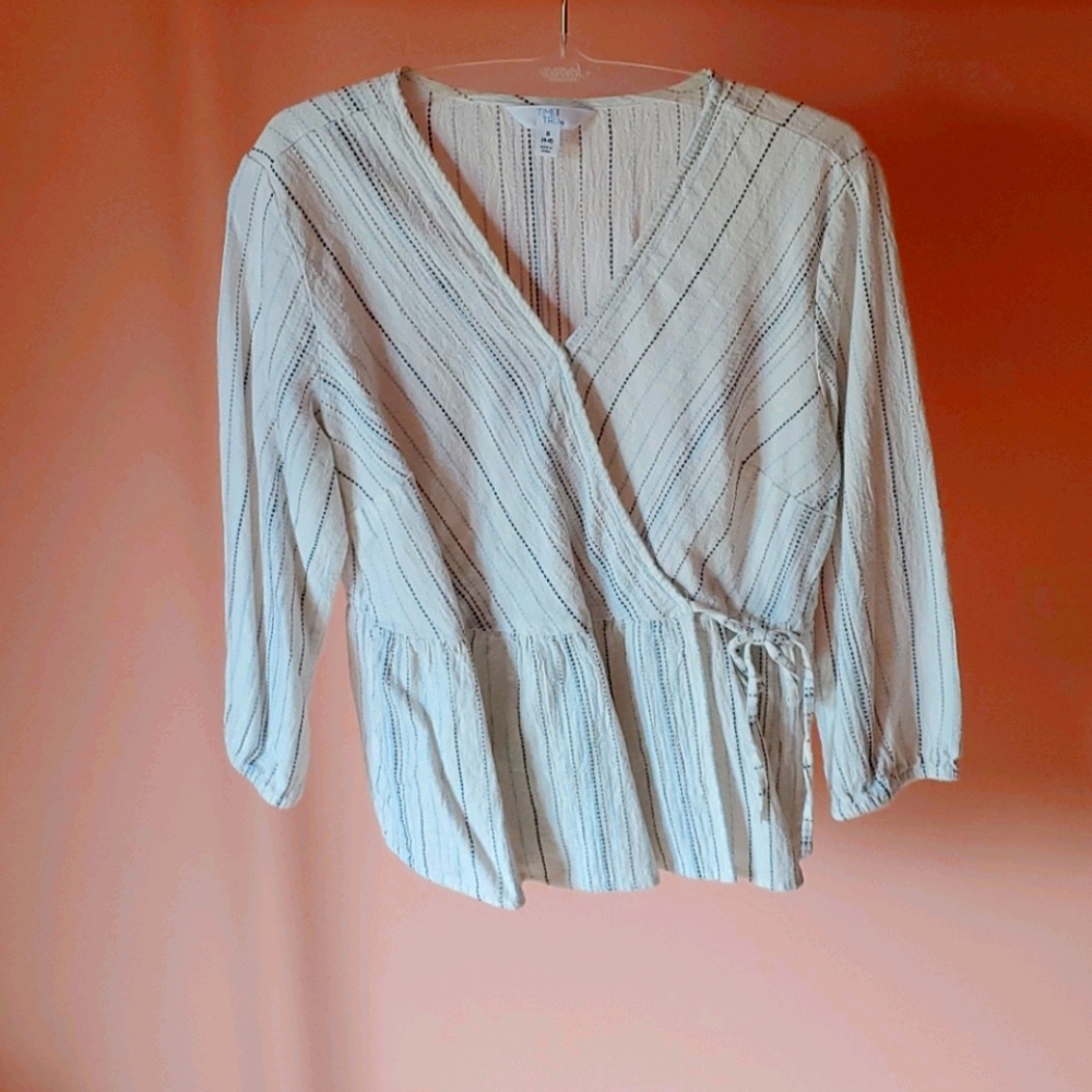Wrap top blouse